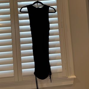 Black scrunch dress Size Small